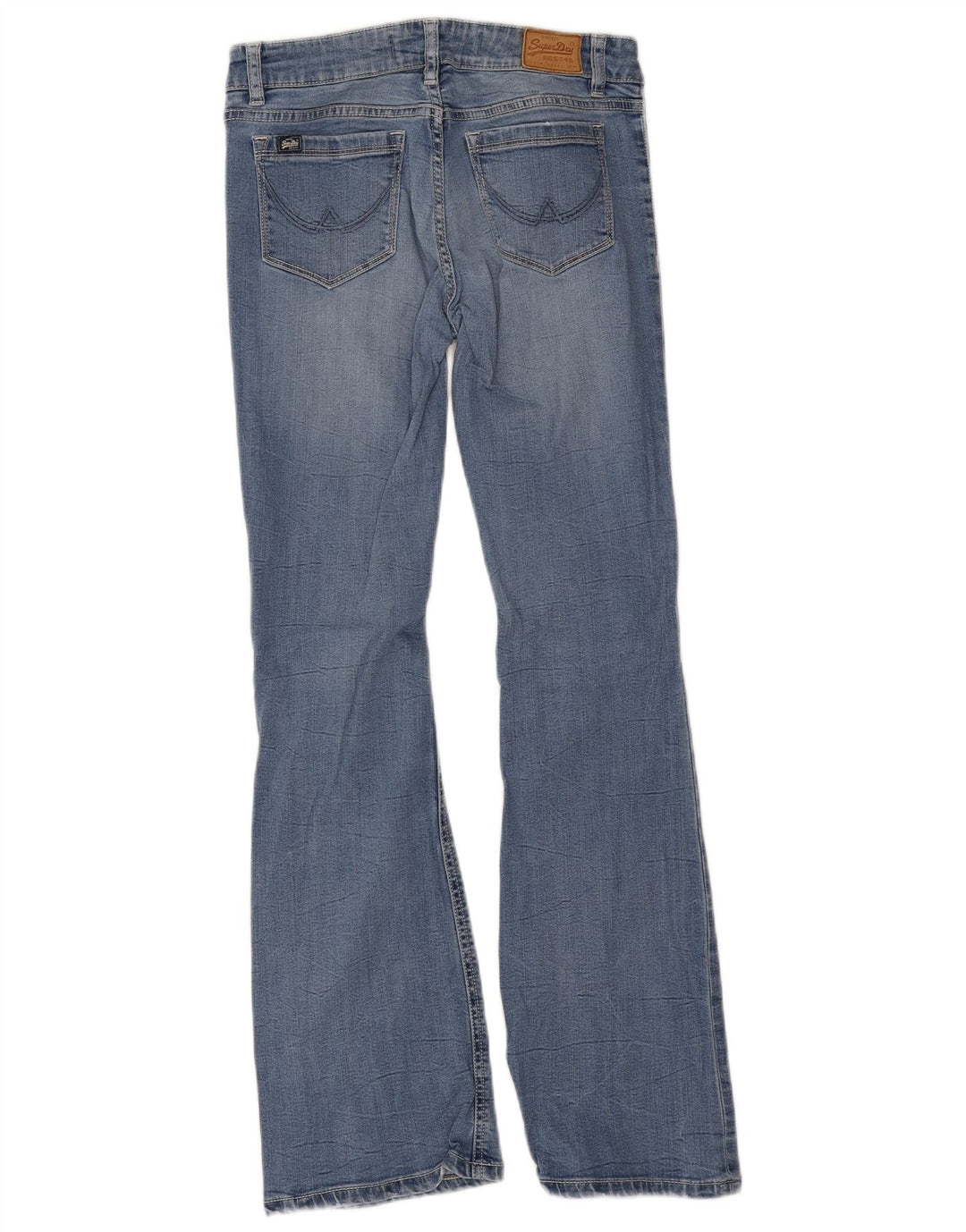 Superdry Γυναικείο Τζιν Zadie Flared W26 L30 Blue Lyocell