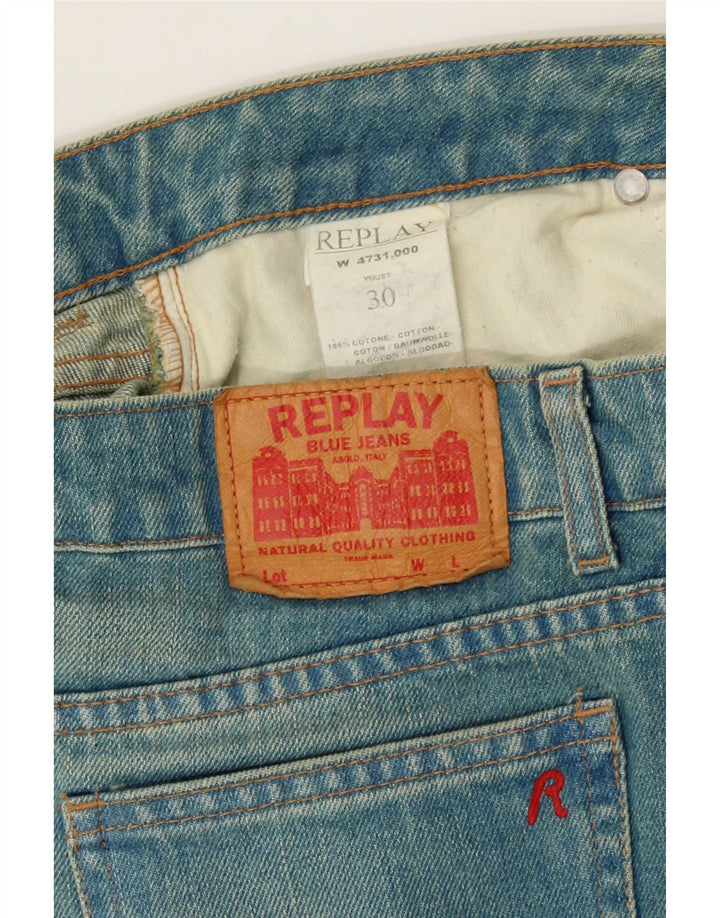 REPLAY Womens Denim Skirt W30 Medium Blue Cotton Vintage Replay and Second-Hand Replay from Messina Hembry 