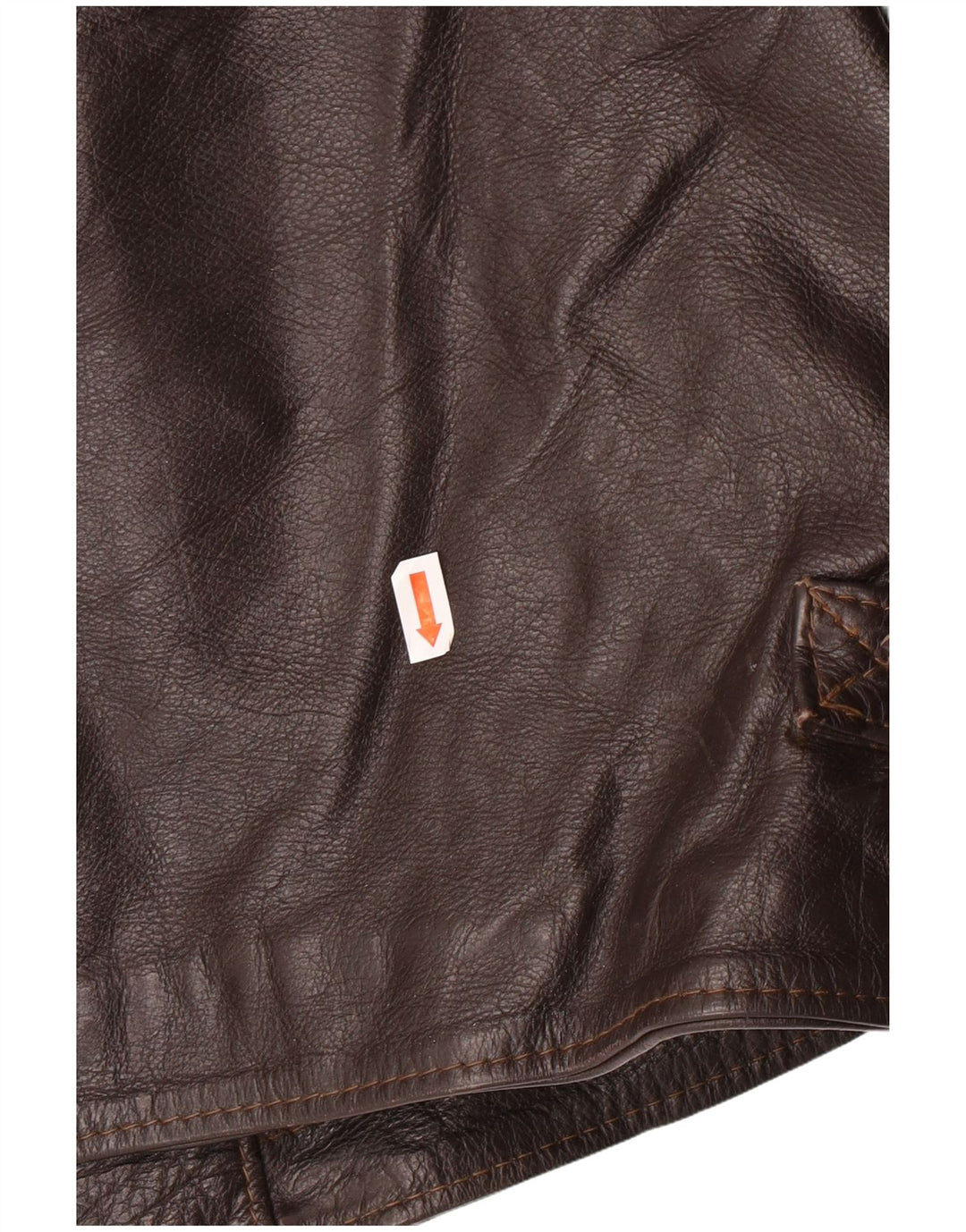 VINTAGE Ανδρικό Δερμάτινο Μπουφάν UK 42 XL Καφέ Δερμάτινο