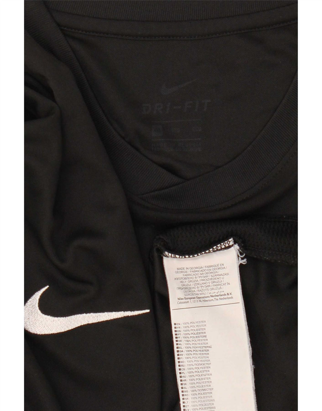 Ανδρικό T-shirt Nike Dri Fit Top 2XL μαύρο πολυεστέρα