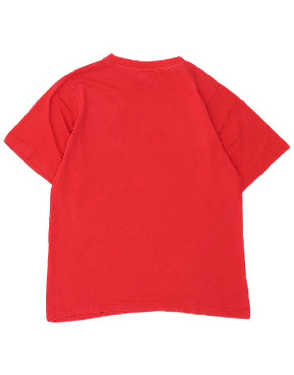 Ανδρικό γραφικό T-Shirt Kappa Top Small Red
