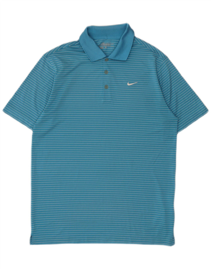 Ανδρικό μπλουζάκι Nike Dri Fit Polo με μεσαίο μπλε ρίγες πολυεστέρας