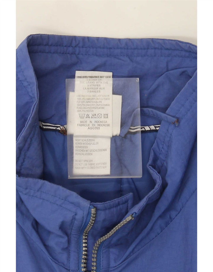 Ανδρικό τζάκετ Adidas Windbreaker UK 42/44 Large Blue Polyester