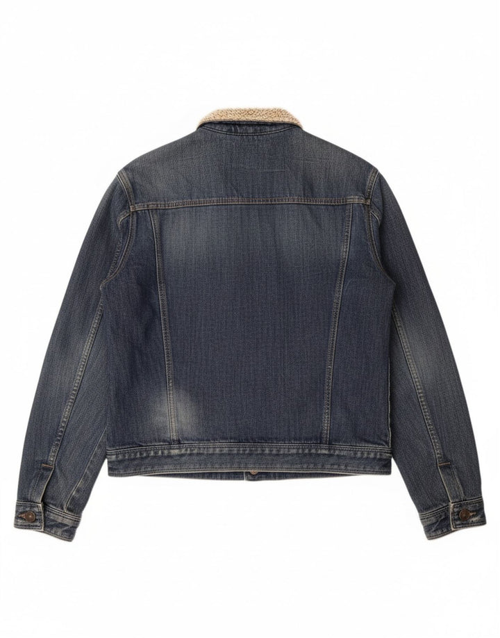 ENERGIE Boys Denim Jacket 15-16 Years XL Blue Cotton