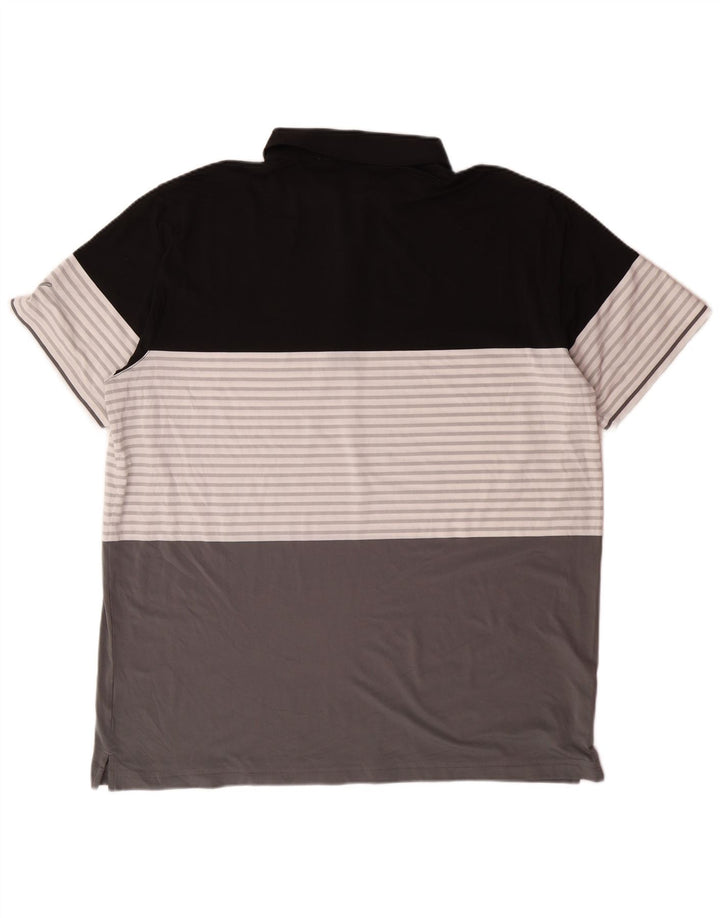 Ανδρικό μπλουζάκι πόλο PUMA 2XL Γκρι Colourblock
