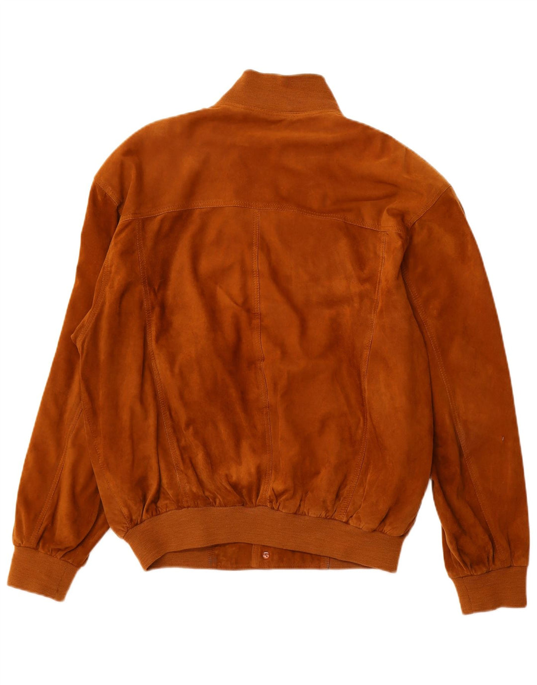 Ανδρικό Suede Bomber Jacket VINTAGE EU 52 XL Beige Leather