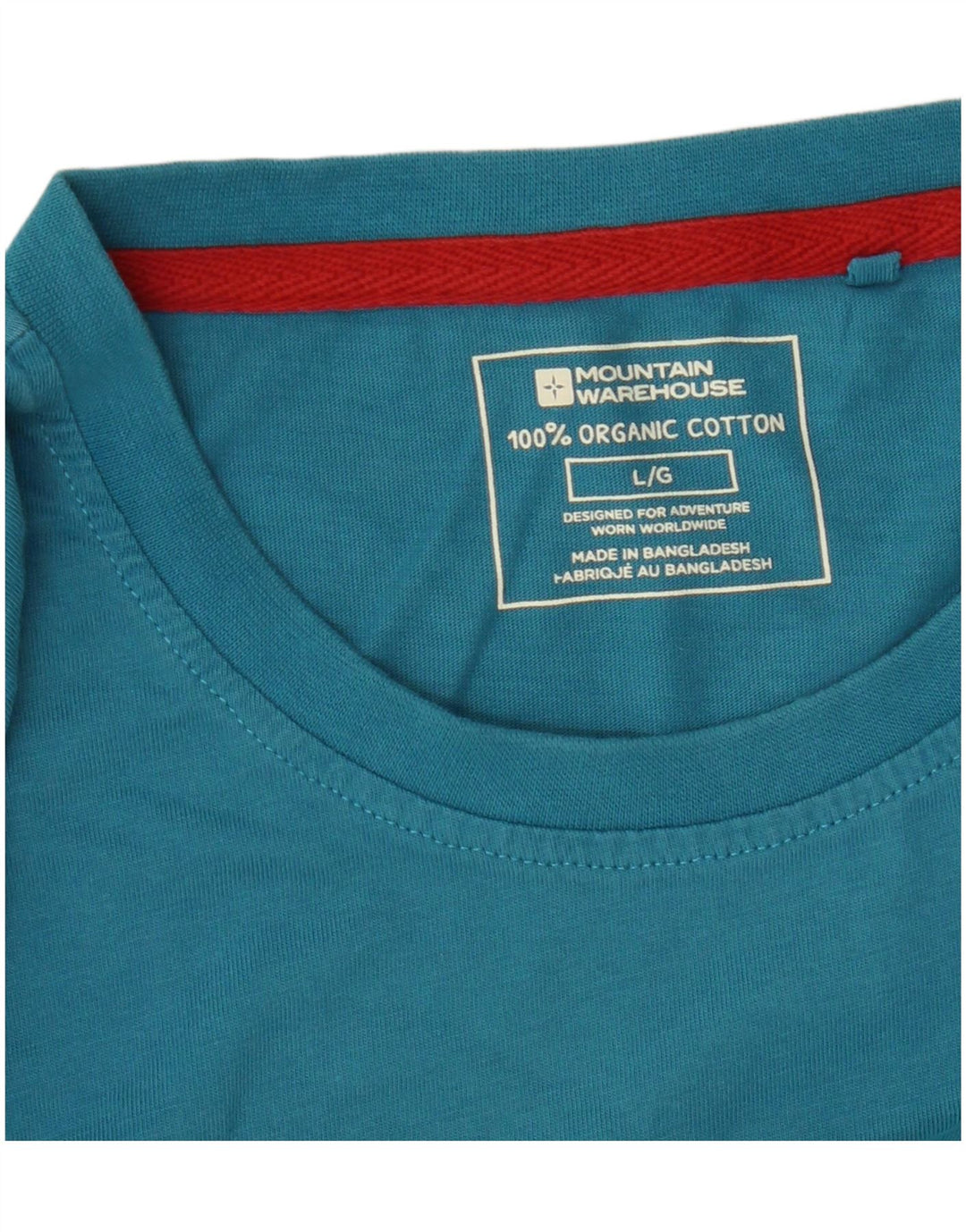 Ανδρικό γραφικό T-Shirt Mountain Warehouse Top μεγάλο μπλε βαμβακερό