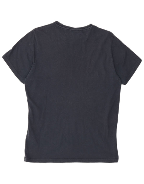 Γυναικείο Longline Loose Fit T-shirt Ellesse Top 10 UK Navy Blue