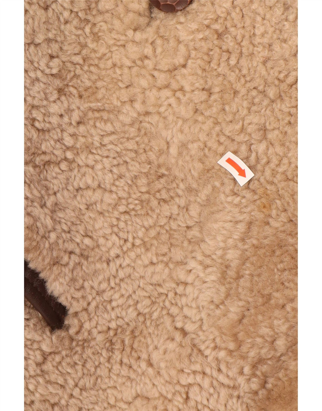 VINTAGE Γυναικείο Πανωφόρι από Faux Fur UK 14 Medium Beige