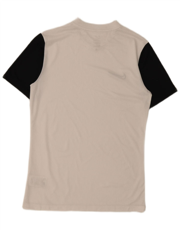 Ανδρικό μπλουζάκι Nike Dri Fit Slim T-shirt με μεσαίο λευκό χρώμα πολυεστέρα