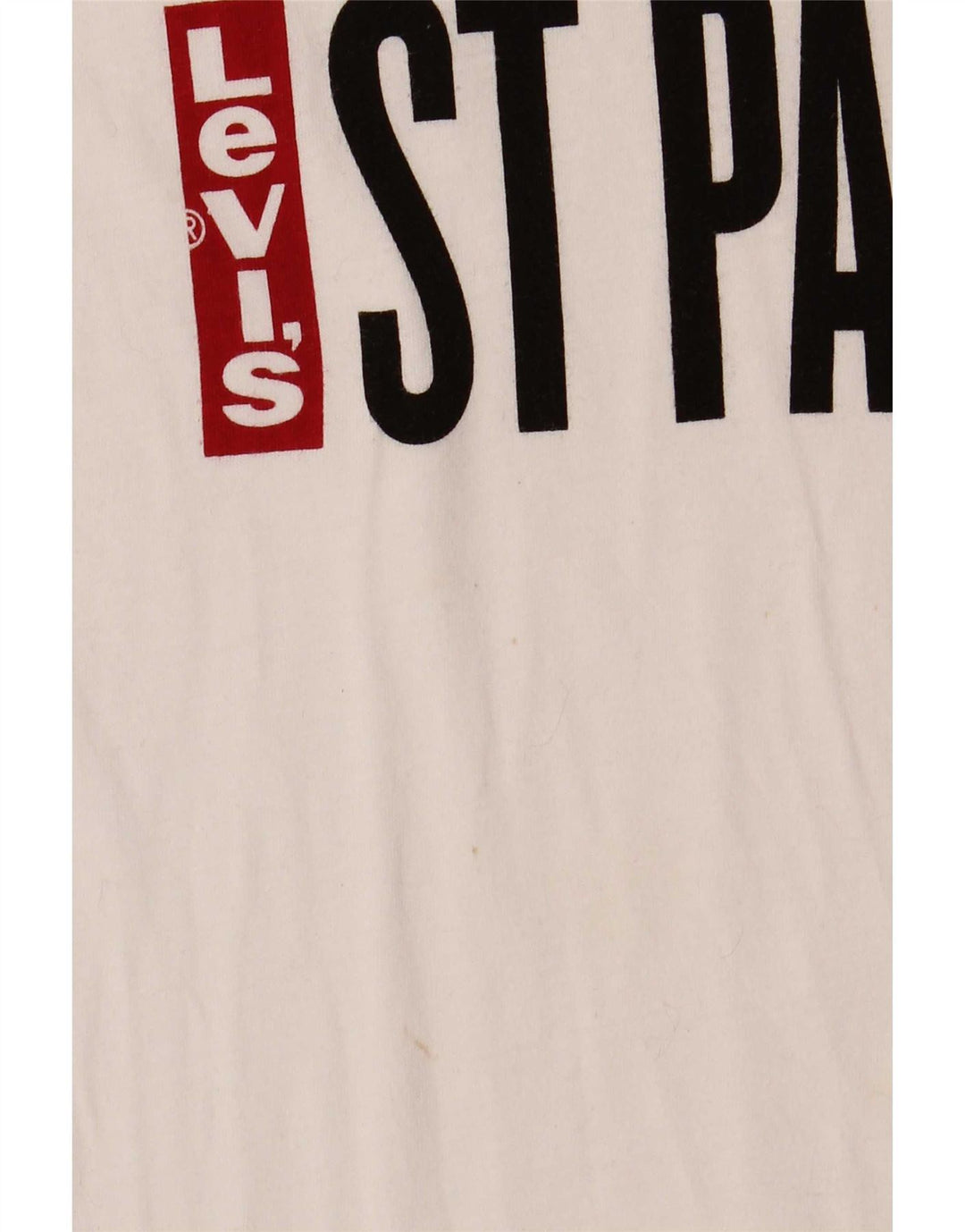 Ανδρικό γραφικό T-Shirt Levi's Top Μικρό λευκό βαμβακερό