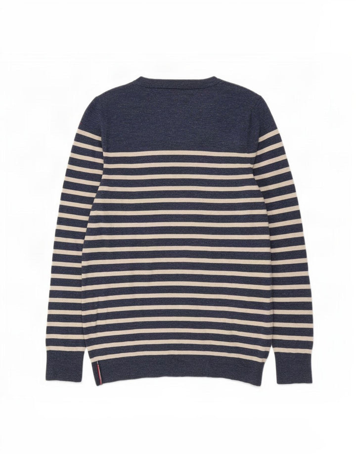 Ανδρικό πουλόβερ Tommy Hilfiger Boat Neck Jumper Medium Navy Blue ριγέ