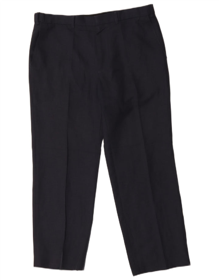 Marks & Spencer Ανδρικό ίσιο παντελόνι Chino W36 L29 Navy Blue Polyester