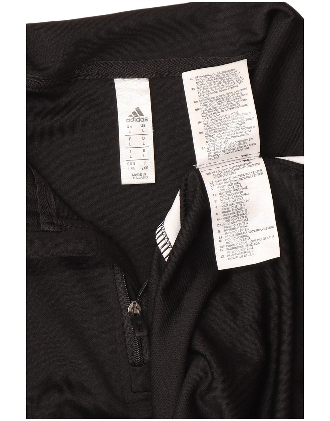 Ανδρική φόρμα πουλόβερ Aeroready ADIDAS Top Large Black Colourblock