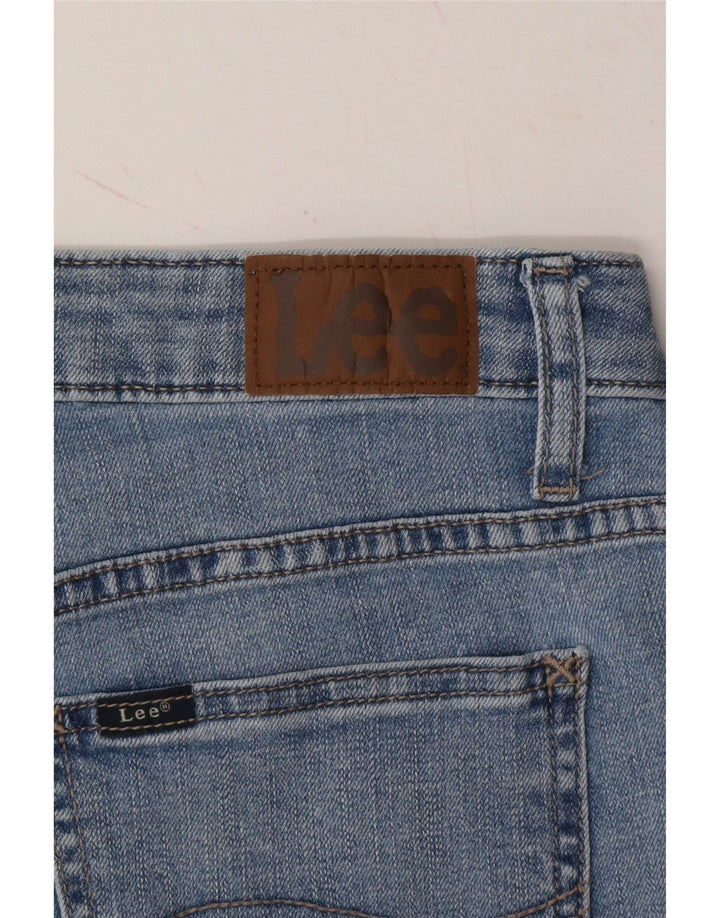 LEE Womens Mid Rise Denim Shorts W30 Medium  Blue Vintage Lee and Second-Hand Lee from Messina Hembry 