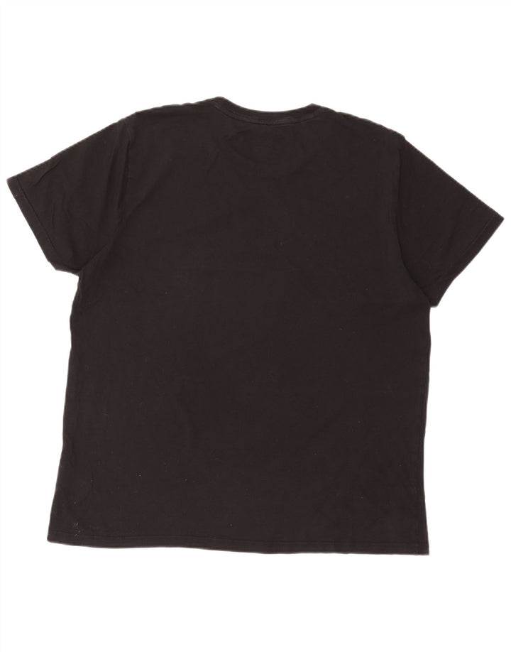 Ανδρικό T-Shirt Regular Fit LEE Top XL μαύρο βαμβακερό