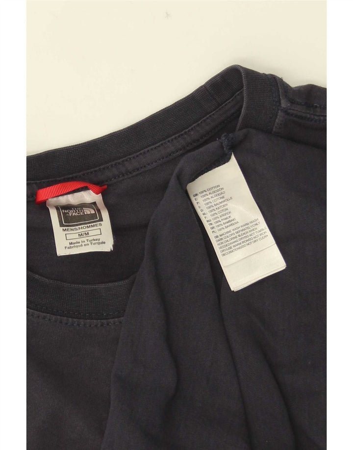 Ανδρικό γραφικό T-Shirt North Face Top Medium Navy Blue από βαμβάκι