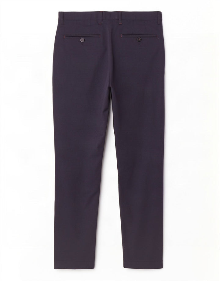 Ανδρικό ίσιο παντελόνι Ted Baker W32 L30 Navy Blue Polyester