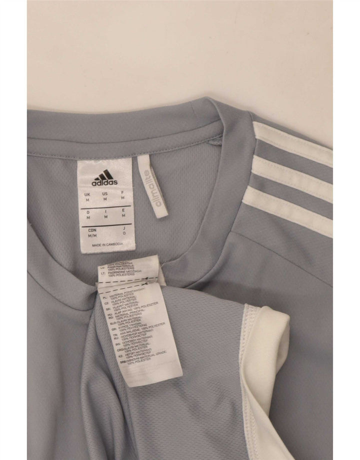Ανδρικό T-Shirt Climalite Adidas Top Medium Grey Colourblock Polyester