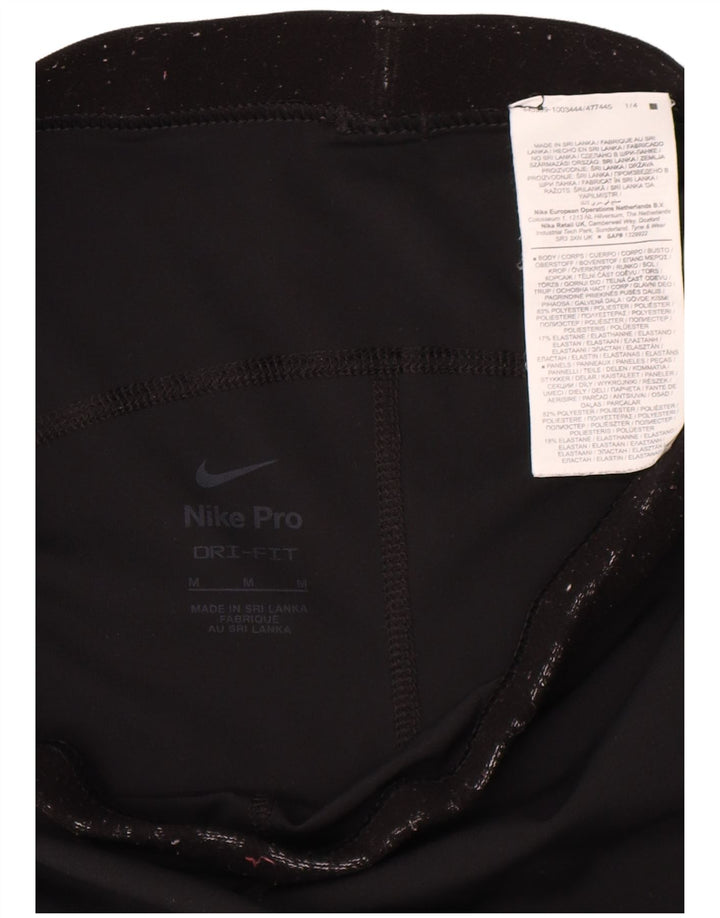 Γυναικεία κολάν Nike Dri Fit Graphic UK 12 Medium Black Polyester