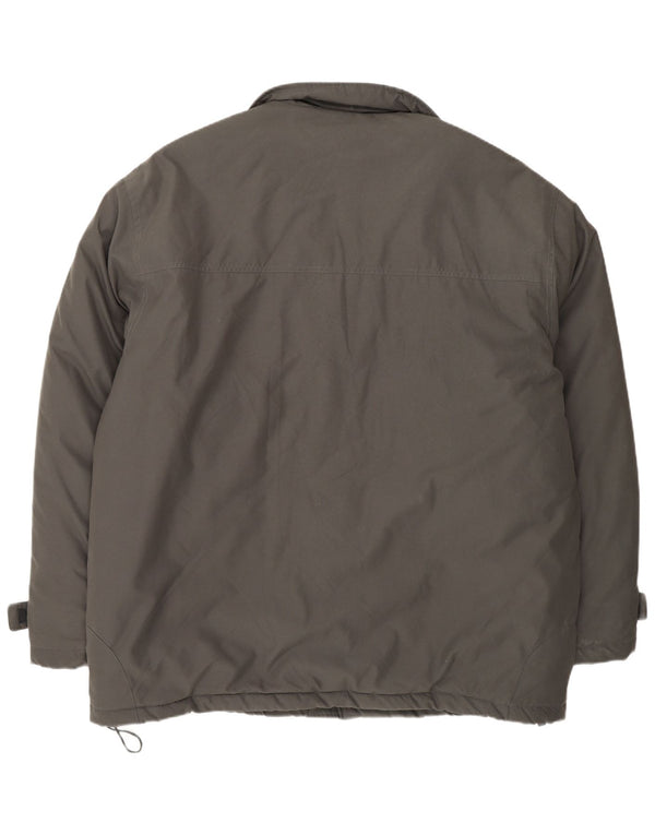 Ανδρικό Μπουφάν Kappa Windbreaker UK 42 XL Khaki Polyamide