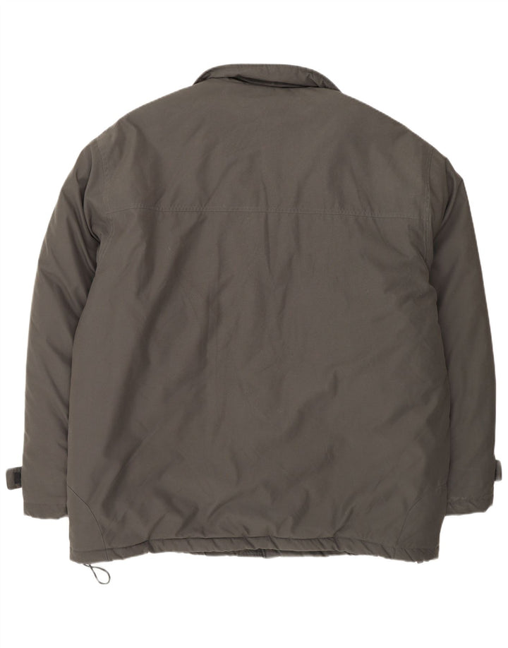 Ανδρικό Μπουφάν Kappa Windbreaker UK 42 XL Khaki Polyamide