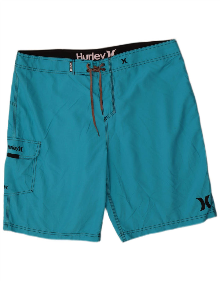 Ανδρικό σορτς κολύμβησης Hurley XL μπλε πολυεστέρα