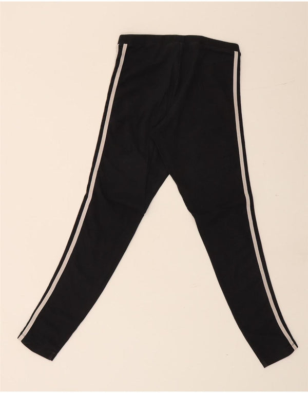 Γυναικείο κολάν Adidas UK 10 Small μαύρο βαμβακερό