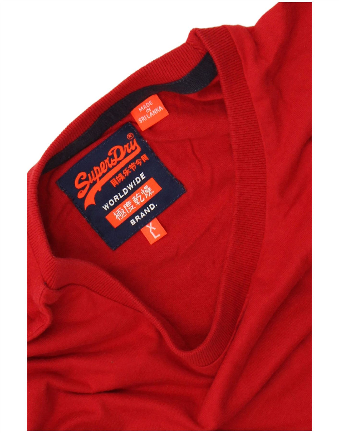 Ανδρικό T-Shirt SUPERDRY Τοπ XL Κόκκινο