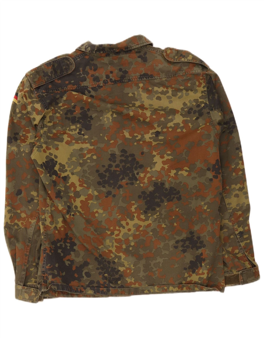 Vintage Ανδρικό Military Jacket UK 38 Medium Khaki Camouflage