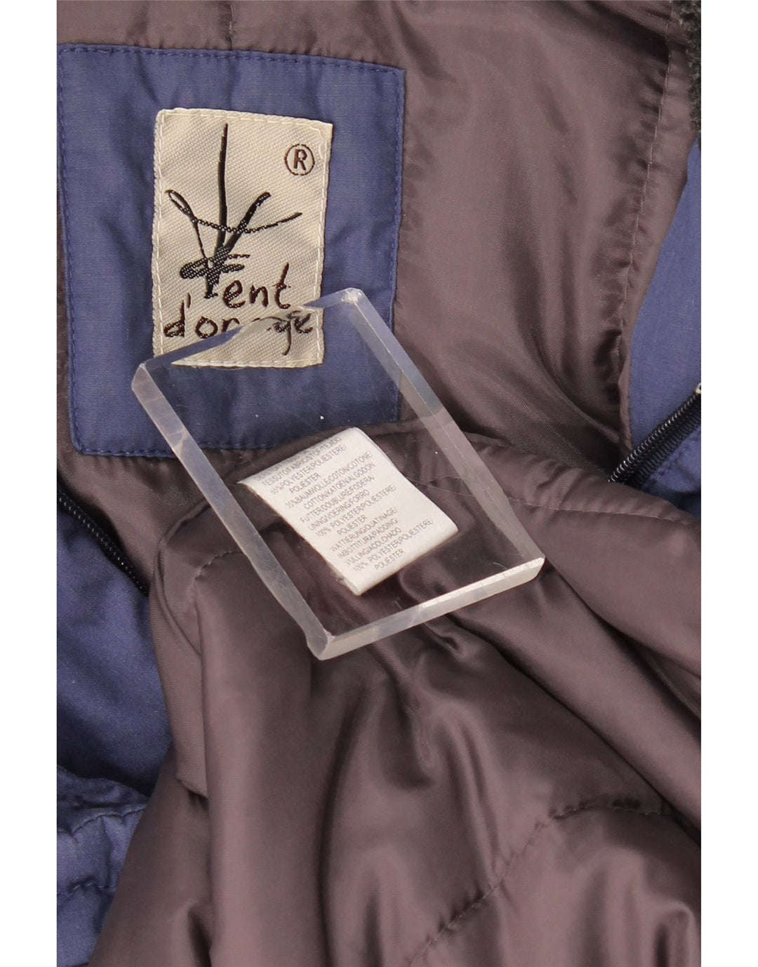 Γυναικείο Windbreaker Jacket VINTAGE UK 20 2XL Navy Blue Polyester