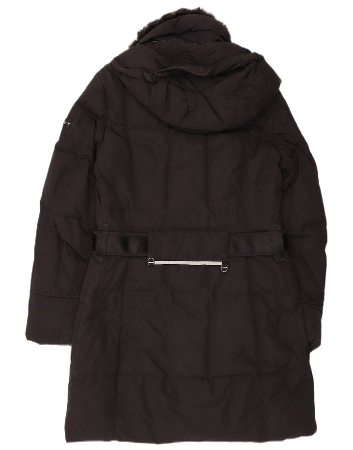 PEUTEREY Γυναικείο παλτό με επένδυση IT 40 Small Black Polyamide