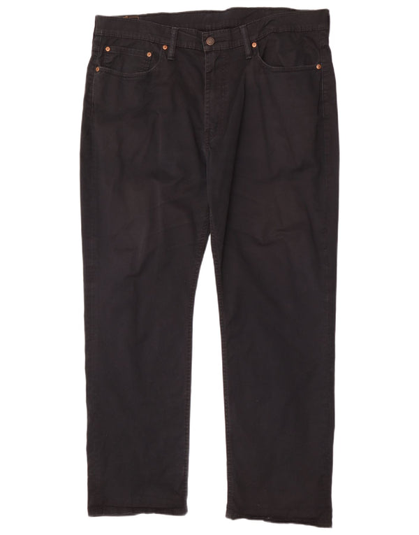 Levi's Mens 514 Straight Jeans W38 L30 Μαύρο βαμβακερό