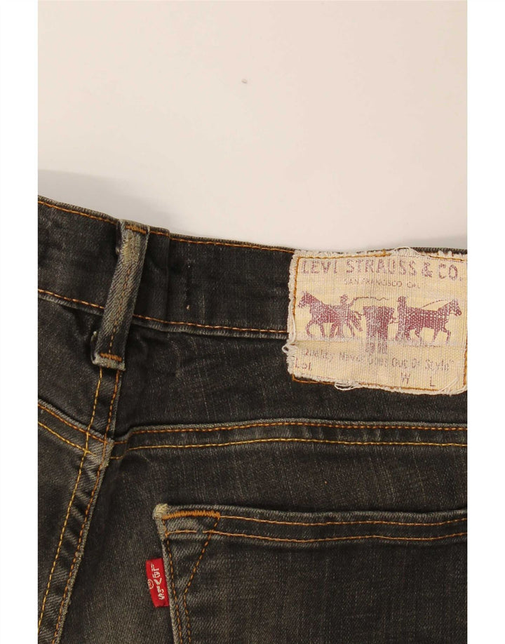 Γυναικείο Levi's 519 Slim Jeans W32 L28 Μαύρο βαμβακερό