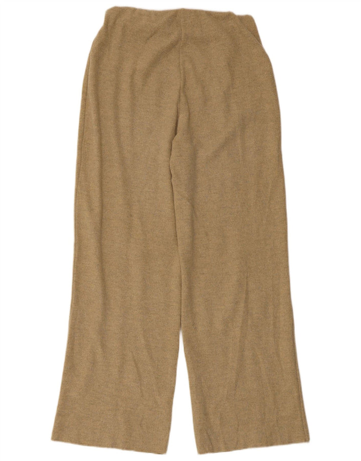 Zara Γυναικεία φόρμα ψηλόμεση Παντελόνι UK 12 Medium Beige Polyester