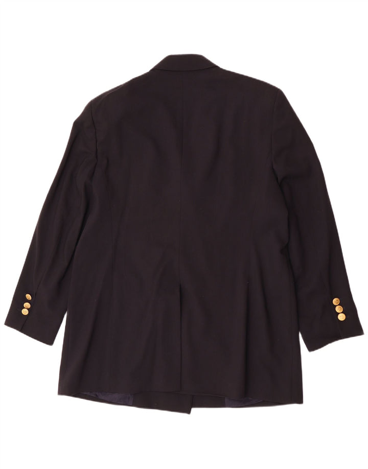 Jobis Γυναικείο Longline σακάκι με διπλό στήθος UK 14 Medium Navy Blue