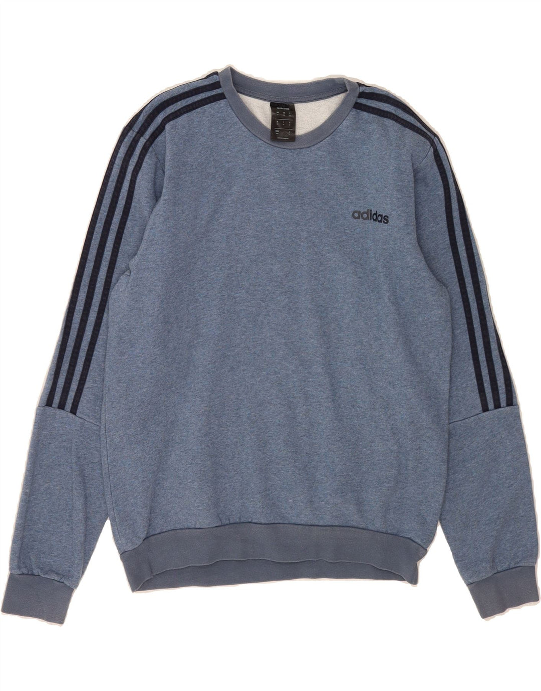 ADIDAS Mens Sweatshirt Jumper Medium Blue Cotton Vintage Adidas and Second-Hand Adidas from Messina Hembry 
