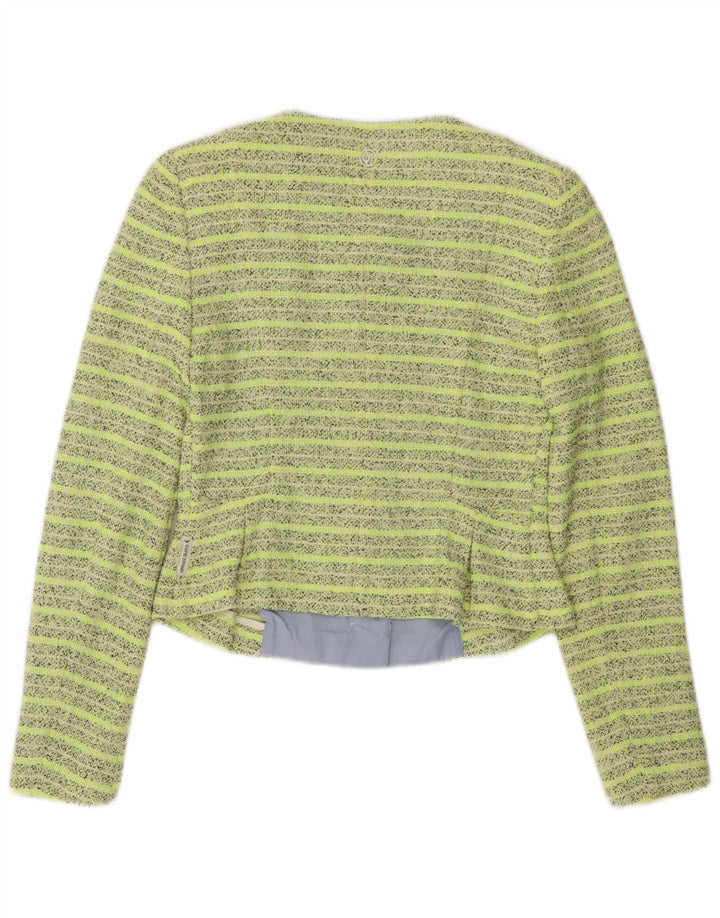 ARMANI JEANS Γυναικείο σακάκι σακάκι με 5 κουμπιά IT 42 Μεσαίο πράσινο ριγέ