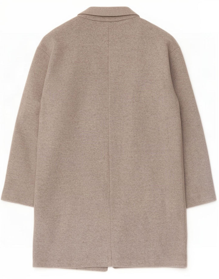 Zara Γυναικείο Ανοιχτό Πανωφόρι UK 14 Medium Grey Polyester