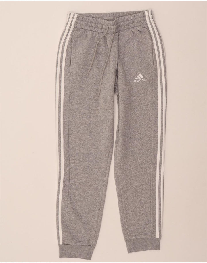 Γυναικεία αθλητική φόρμα ADIDAS Παντελόνι Joggers UK 14 μεσαίο γκρι βαμβακερό