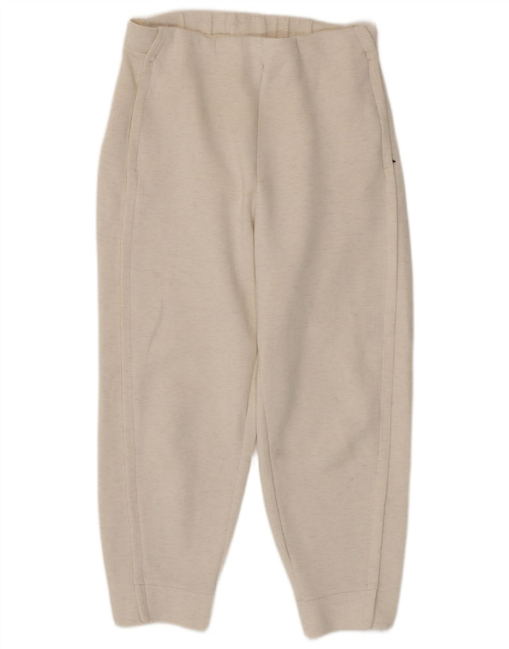 Adidas Γυναικεία φόρμα παντελόνι UK 12/14 Μεσαίο λευκό βαμβακερό