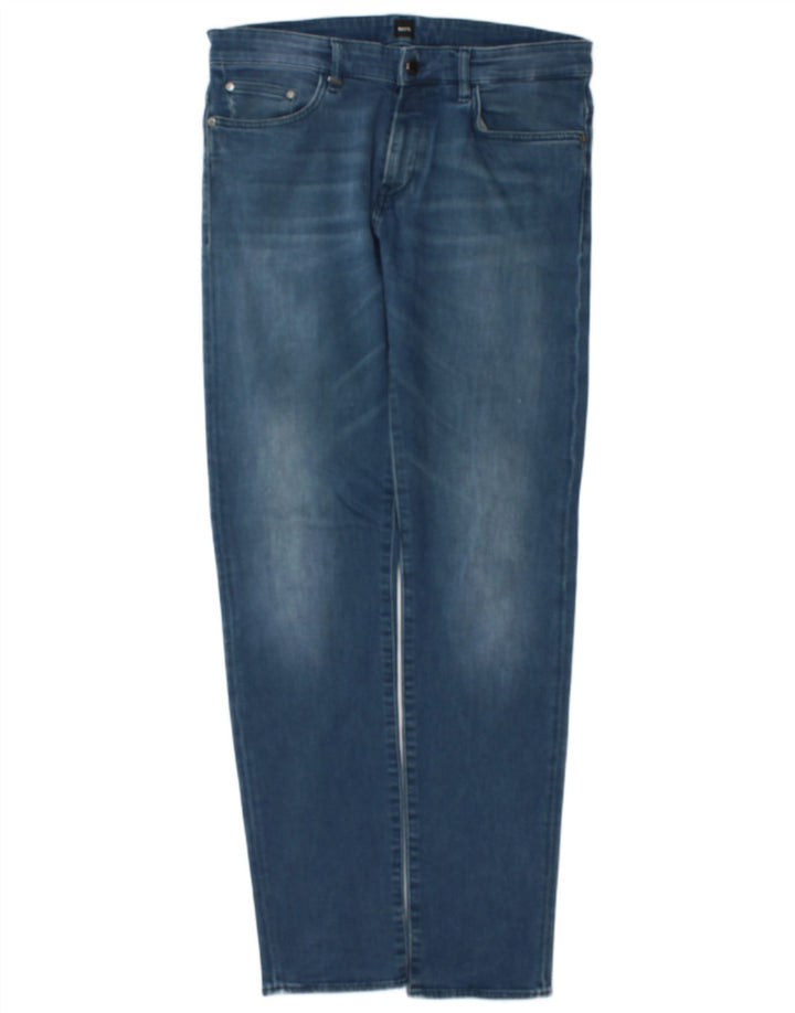Ανδρικό τζιν Hugo Boss Slim W34 L34 Μπλε βαμβακερό