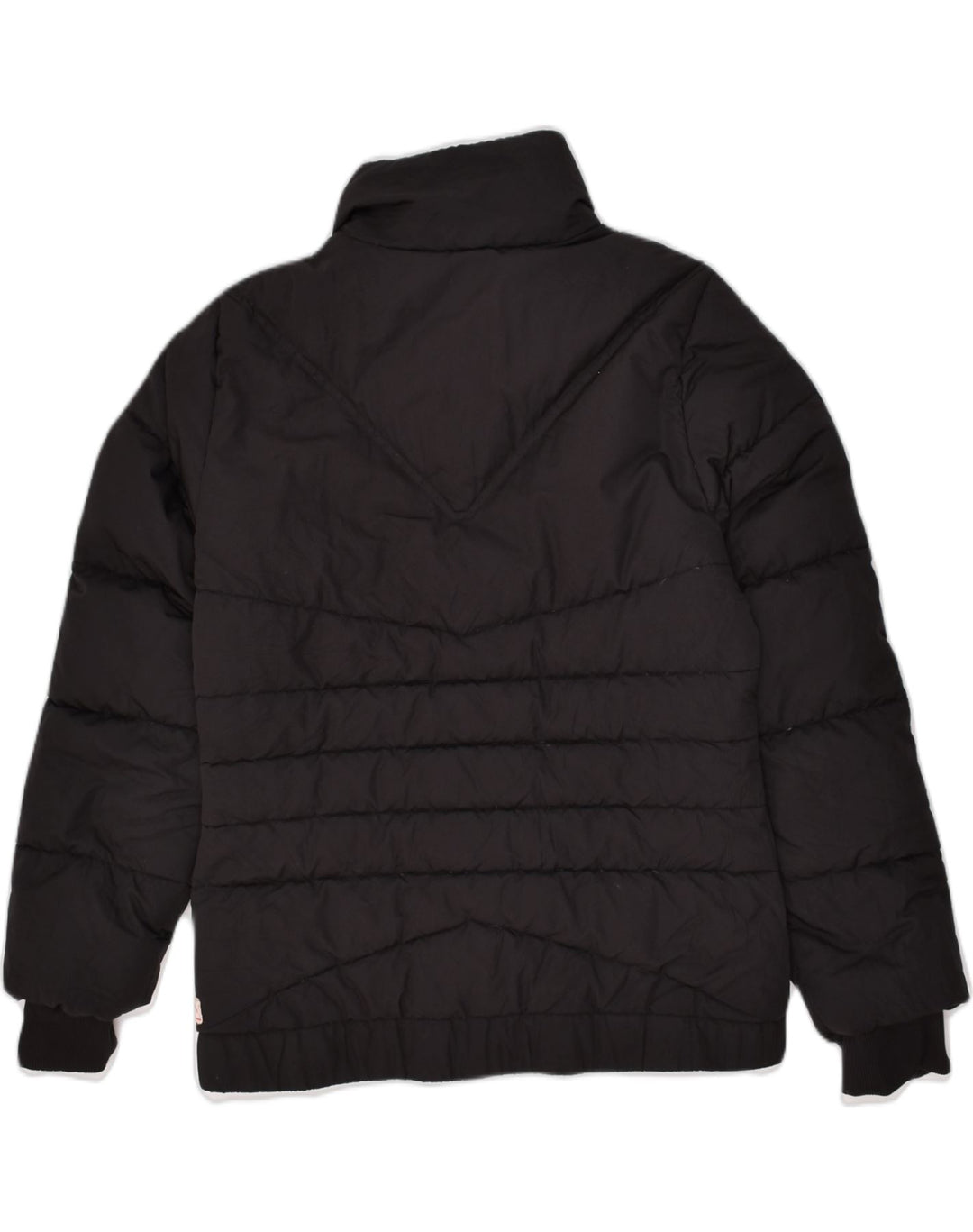 PUMA Womens Padded Jacket UK 16 Large Black Polyester | Vintage Puma | Thrift | Second-Hand Puma | Used Clothing | Messina Hembry 