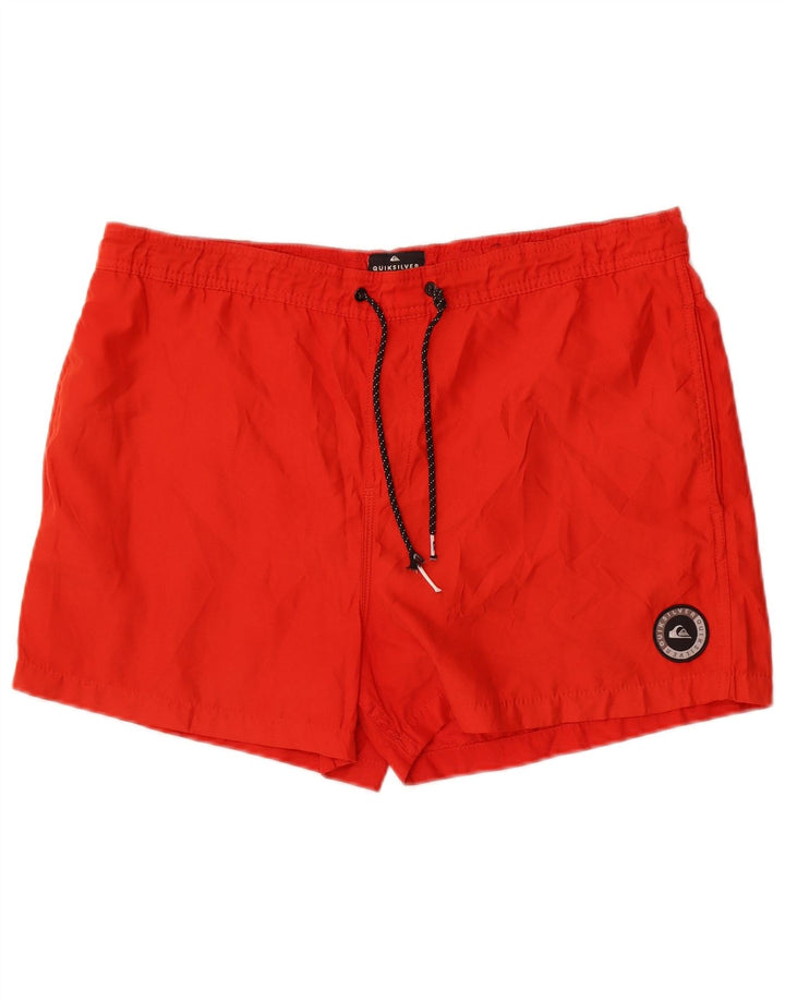 Ανδρικό αθλητικό σορτς Quiksilver μεγάλο κόκκινο πολυεστέρα