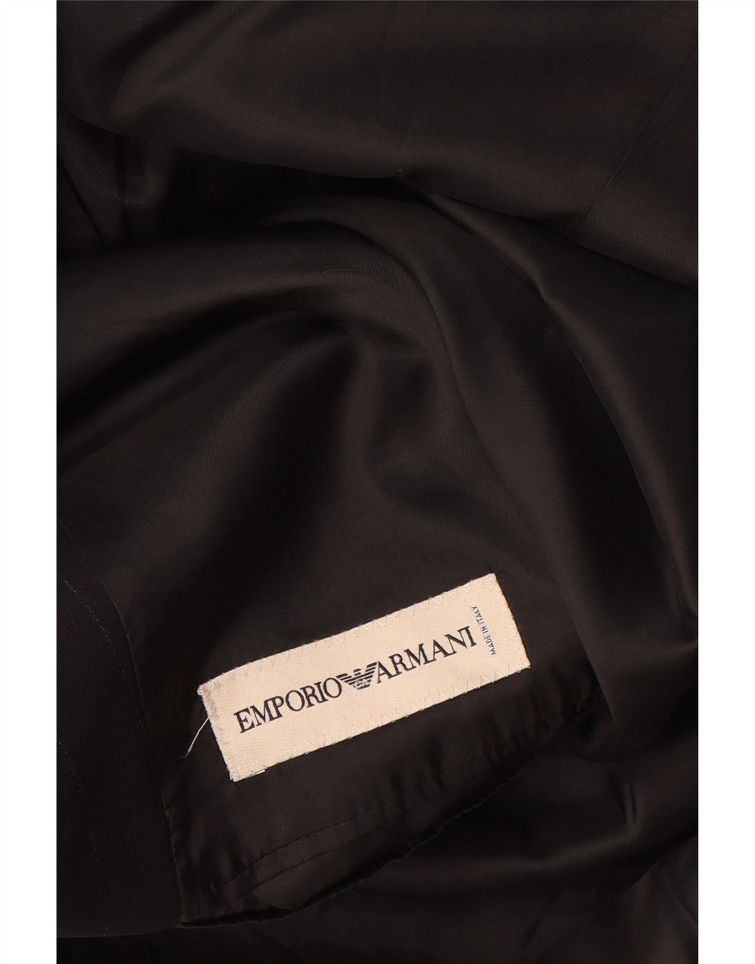 Emporio Armani Ανδρικό σακάκι 3 κουμπιών σακάκι IT 48 μέτριο μαύρο ρίγες