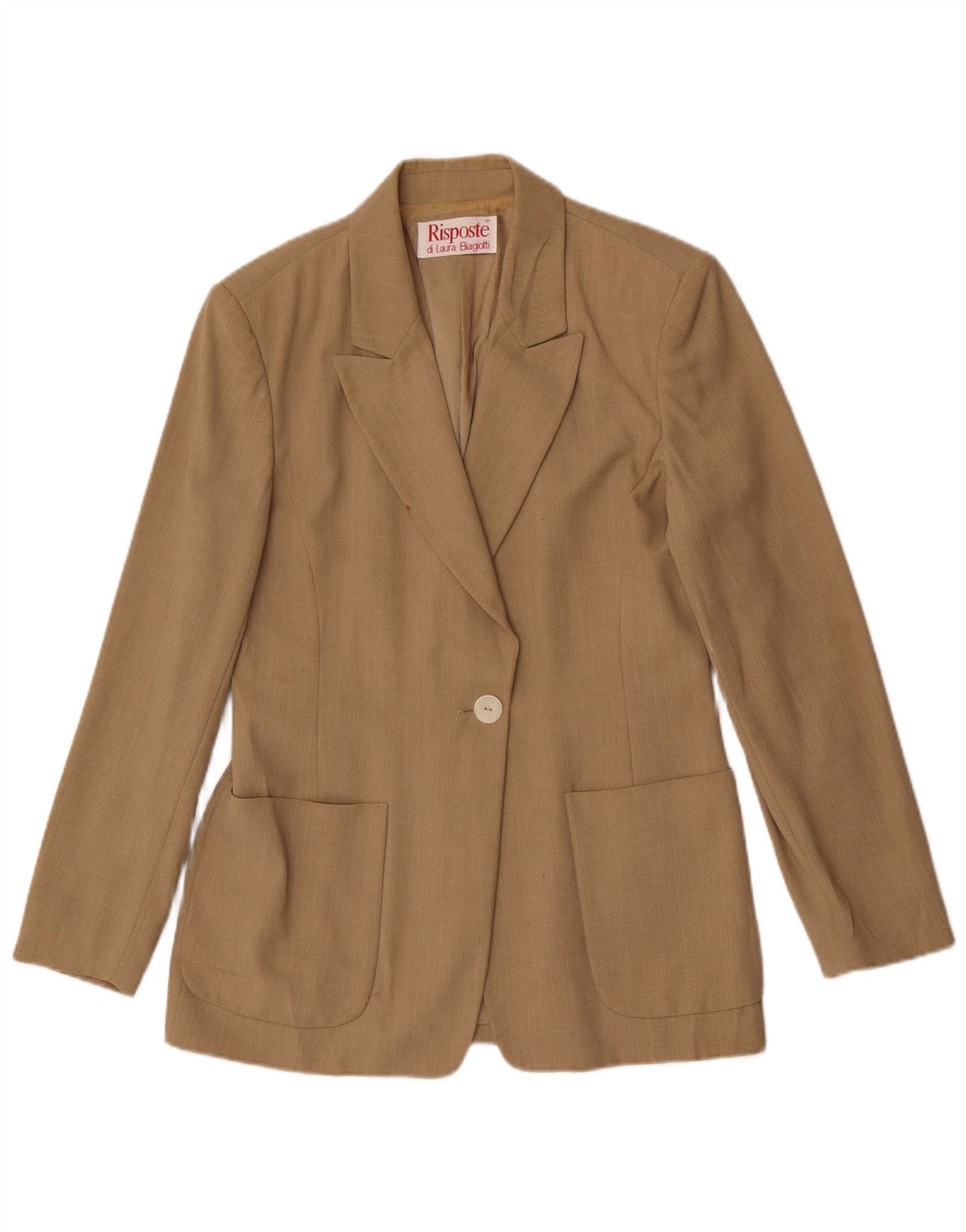 Laura Biagiotti Γυναικείο Μπουφάν 1 Button Risposte IT 42 Medium Beige