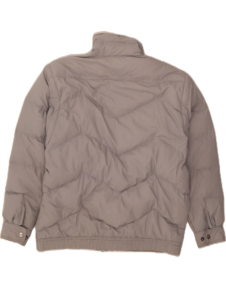 RODEO Mens Padded Jacket UK 38 Medium Grey Polyester Vintage Rodeo and Second-Hand Rodeo from Messina Hembry 