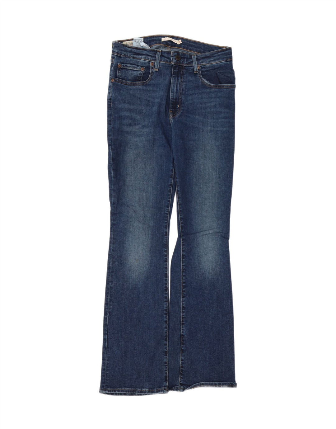 LEVI'S Γυναικείο 725 ψηλό μποτάκι τζιν W30 L32 Navy Blue Cotton