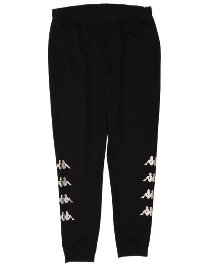 Ανδρική φόρμα γραφικής Kappa Παντελόνι Joggers XL Μαύρο Πολυεστέρα