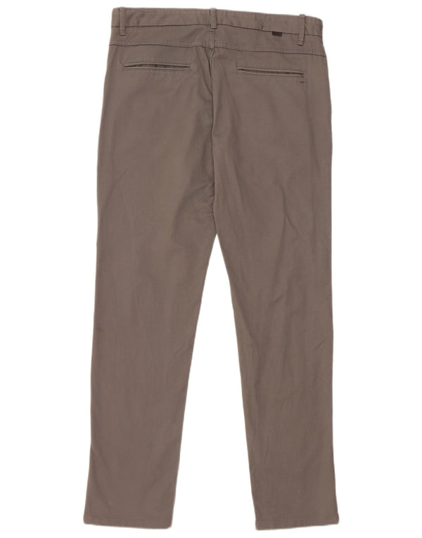 Zara Ανδρικό παντελόνι Chino Slim EU 42 Large W32 L30 Grey